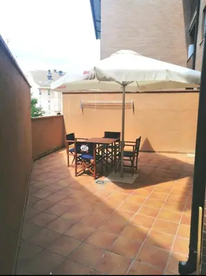 Un balcón o terraza de Apartamento La Montañesa en Aínsa, bonito apartamento con grande terraza