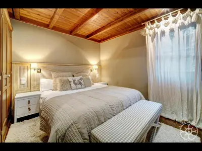 Cama o camas de una habitación en SABOREDO en Val de Ruda