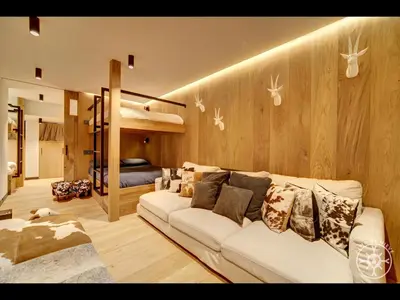 Cama o camas de una habitación en CASA VINYETA de Alma de Nieve
