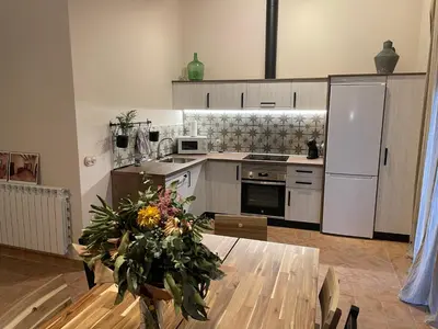 Una cocina o zona de cocina en Casa Bulbón