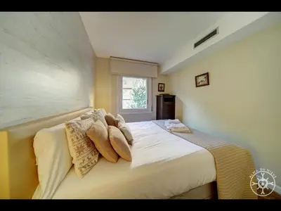 Cama o camas de una habitación en ORRI en Baqueira de alma de nieve