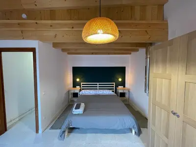 Cama o camas de una habitación en Cal Frasco punt com - Pallars Jussà