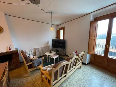 Una televisión o centro de entretenimiento en Cal Frasco punt com - Pallars Jussà