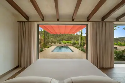Cama o camas de una habitación en Gran Hotel Mas d'en Bruno