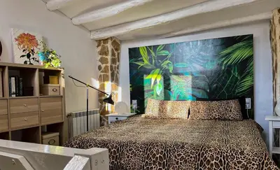 Cama o camas de una habitación en Apartamento Romanov