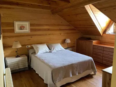 Cama o camas de una habitación en El Cau de Cal Quimet