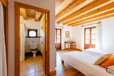 Cama o camas de una habitación en Casa Tadeguaz