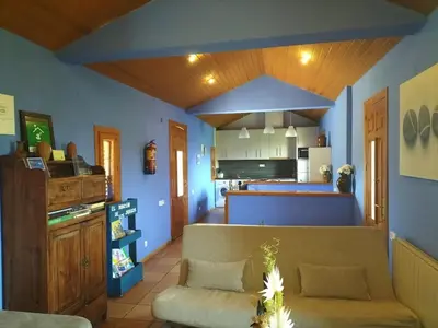 Una cocina o zona de cocina en La Viñaza Ordesa Ainsa casa rural