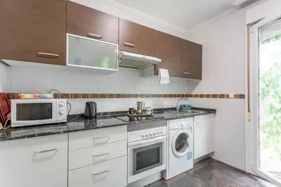 Una cocina o zona de cocina en hospedaje Miluce