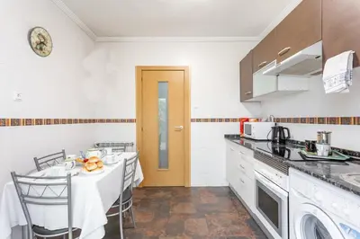 Una cocina o zona de cocina en hospedaje Miluce