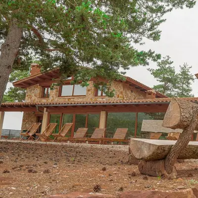 Edificio en el que se encuentra el chalet de montaña
