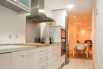 Una cocina o zona de cocina en VALERIA-DREAMS San Pablo