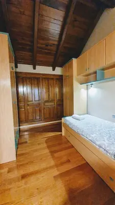 Cama o camas de una habitación en Casa Fraile aisa