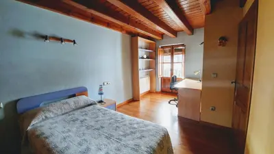 Cama o camas de una habitación en Casa Fraile aisa