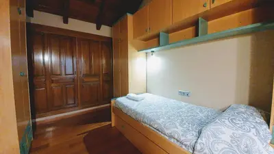 Cama o camas de una habitación en Casa Fraile aisa