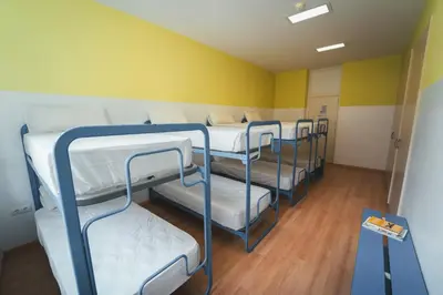 Cama o camas de una habitación en HolaCamp Mequinenza