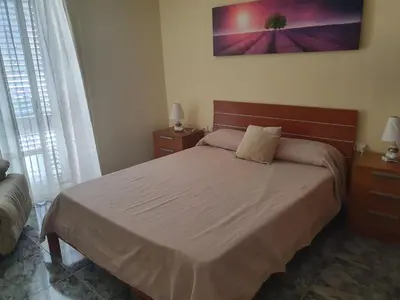 Cama o camas de una habitación en Ca La Miquela
