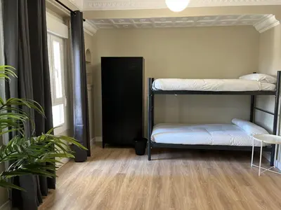 Cama o camas de una habitación en VTZ El Balcón de Conde de Aranda III