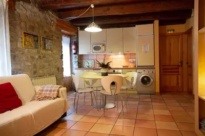 Una cocina o zona de cocina en Garxo Apartamentos