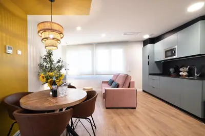 Zona de estar de Apartamentos4U Tudela Plaza Parking Incluido
