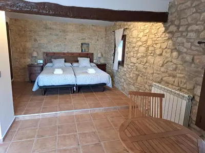 Cama o camas de una habitación en Casa Moliner