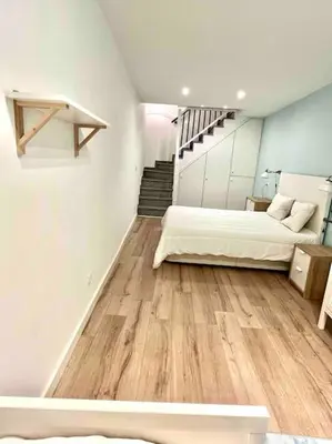 Cama o camas de una habitación en Apartamento recién reformado dos plantas