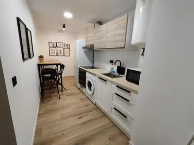 Una cocina o zona de cocina en BOUTIQUE Apartment AVE Centro Lleida