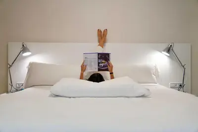 Cama o camas de una habitación en Aparthotel Los Girasoles
