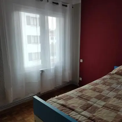 Cama o camas de una habitación en Apartamento Amezti