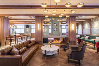 Zona de estar de Canfranc Estación, a Royal Hideaway Hotel - Gran Lujo