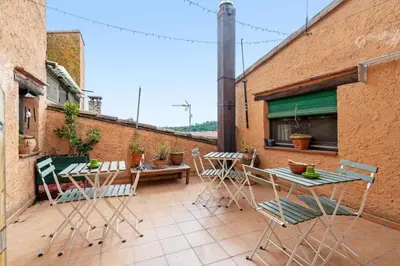 Un balcón o terraza de Cal Tous, La Socarrimada