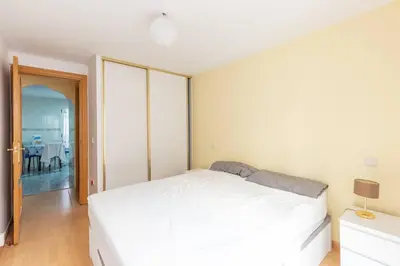 Cama o camas de una habitación en TEM - Apartamento muy céntrico, zona de MARCHA, 3º sin ascensor