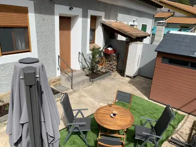 Un balcón o terraza de La Casa de la Colonia