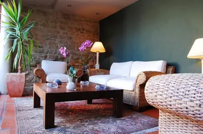 Zona de estar de Hotel Rural Nobles de Navarra