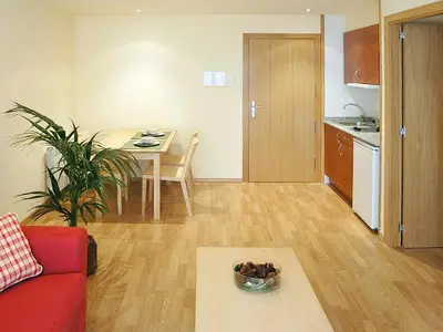 Una cocina o zona de cocina en Aparthotel Nou Vielha