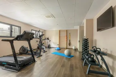 Gimnasio o instalaciones de fitness de Hotel Pedro I De Aragon 4 Estrellas SUPERIOR