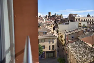 Vista general de Huesca o vista desde el hotel