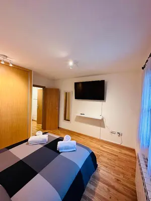 Cama o camas de una habitación en Apartamento Lozano