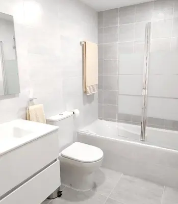 Un baño de Jardín Araguás