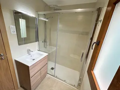 Un baño de Apartament familiar amb vistes i cèntric by RURAL D'ÀNEU