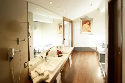 Un baño de Hotel Ríos