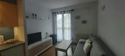 Una televisión o centro de entretenimiento en Apartamento Riglos Candanchu