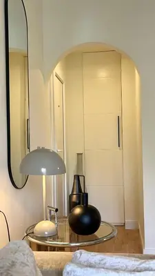 Cama o camas de una habitación en Estilosa casa golf suites