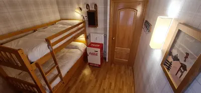 Cama o camas de una habitación en Salamandra Panticosa