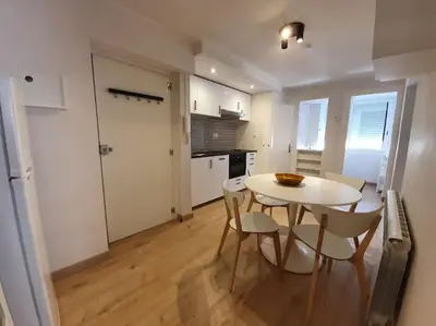Una cocina o zona de cocina en Acogedor piso en el centro de Sabiñanigo