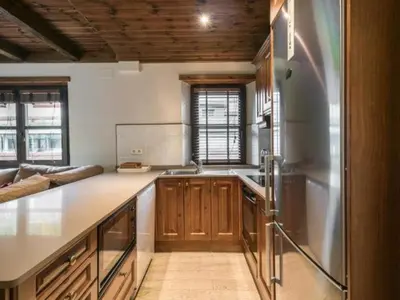 Una cocina o zona de cocina en BERET de Alma de Nieve