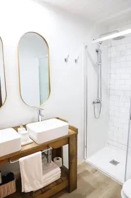 Un baño de Casa Marco - esenciaaragon- Ático dúplex al lado de las estaciones de esquí