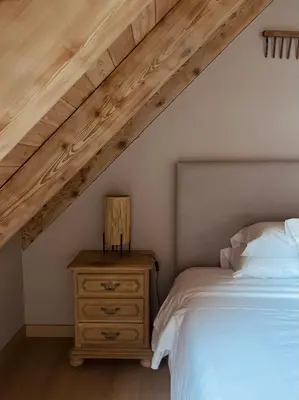 Cama o camas de una habitación en Ca de Palomera Vall d’Aran