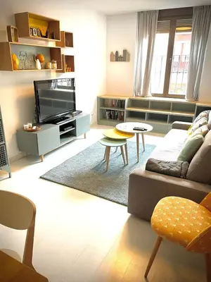 Una cocina o zona de cocina en Precioso apartamento exterior en Zaragoza centro.