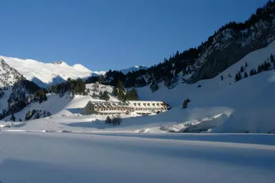 Hotel Hospital de Benasque en invierno